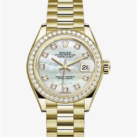 rolex lady datejust oyster 28mm